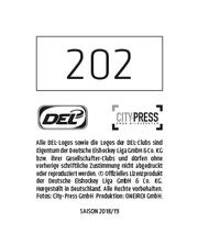 2018-19 Playercards Stickers (DEL) #202 Daniel Pietta Back