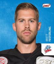 2018-19 Playercards Stickers (DEL) #270 Brett Festerling Front