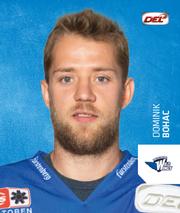 2018-19 Playercards Stickers (DEL) #302 Dominik Bohac Front
