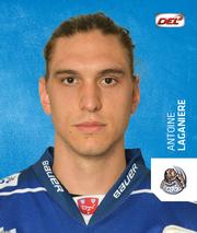 2018-19 Playercards Stickers (DEL) #333 Antoine Laganiere Front