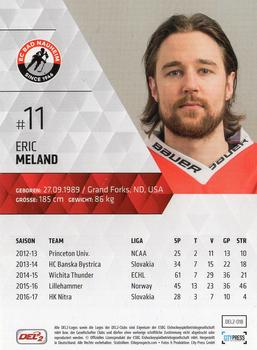 2017-18 Playercards (DEL2) #18 Eric Meland Back