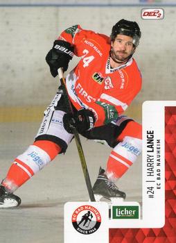 2017-18 Playercards (DEL2) #19 Harry Lange Front