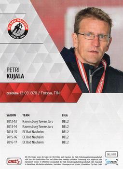 2017-18 Playercards (DEL2) #22 Petri Kujala Back