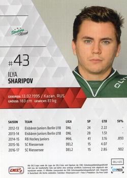 2017-18 Playercards (DEL2) #25 Ilya Sharipov Back