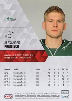 2017-18 Playercards (DEL2) #DEL2-041 Alexander Preibisch Back