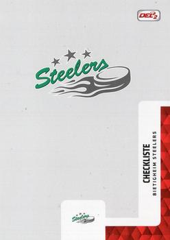 2017-18 Playercards (DEL2) #DEL2-046 Checkliste Bietigheim Steelers Front