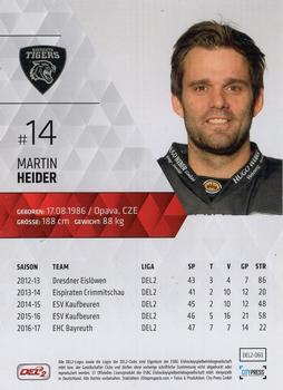 2017-18 Playercards (DEL2) #60 Martin Heider Back