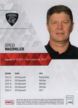 2017-18 Playercards (DEL2) #DEL2-067 Sergei Wassmiller Back