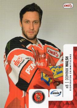 2017-18 Playercards (DEL2) #81 Dominik Walsh Front