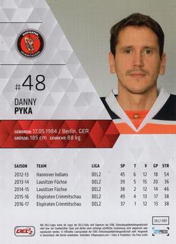2017-18 Playercards (DEL2) #89 Danny Pyka Back