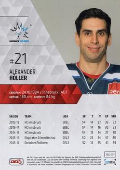 2017-18 Playercards (DEL2) #DEL2-097 Alexander Holler Back