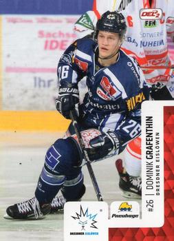 2017-18 Playercards (DEL2) #99 Dominik Grafenthin Front
