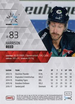 2017-18 Playercards (DEL2) #112 Harrison Reed Back