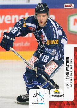 2017-18 Playercards (DEL2) #DEL2-113 Timo Walther Front