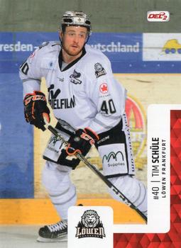 2017-18 Playercards (DEL2) #126 Tim Schule Front