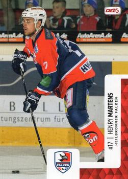 2017-18 Playercards (DEL2) #153 Henry Martens Front