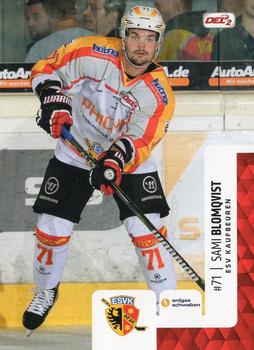 2017-18 Playercards (DEL2) #187 Sami Blomqvist Front