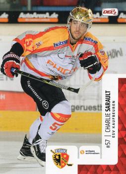 2017-18 Playercards (DEL2) #188 Charlie Sarault Front