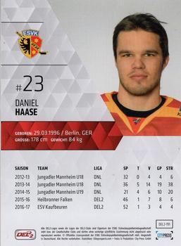 2017-18 Playercards (DEL2) #DEL2-191 Daniel Hasse Back