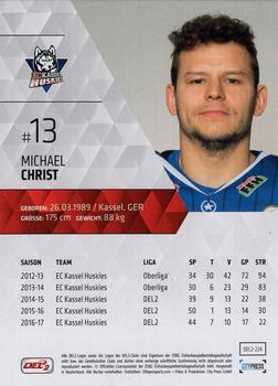 2017-18 Playercards (DEL2) #224 Michael Christ Back