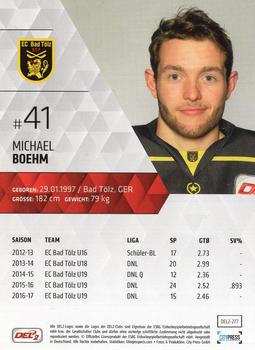 2017-18 Playercards (DEL2) #277 Michael Boehm Back