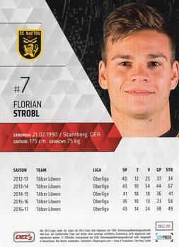 2017-18 Playercards (DEL2) #291 Florian Strobl Back