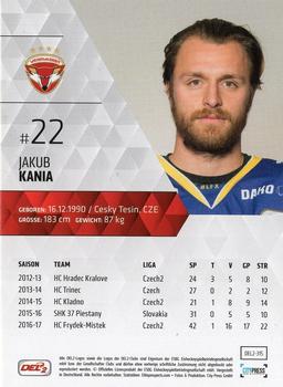 2017-18 Playercards (DEL2) #DEL2-315 Jakub Kania Back