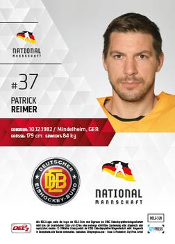 2017-18 Playercards (DEL2) #DEL2-328 Patrick Reimer Back