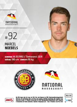 2017-18 Playercards (DEL2) #329 Marcel Noebels Back