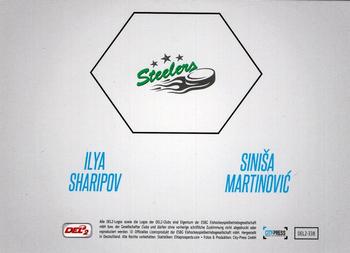 2017-18 Playercards (DEL2) #338 Ilya Sharipov / Sinisa Martinovic Back