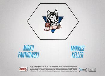 2017-18 Playercards (DEL2) #DEL2-346 Mirko Pantkowski / Markus Keller Back