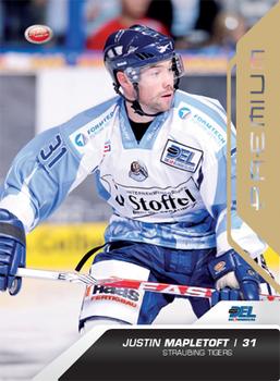 2009-10 Playercards Premium Serie (DEL) #387 Justin Mapletoft Front