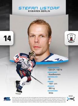 2009-10 Playercards Premium Serie (DEL) - Ice Carvers #IC02 Stefan Ustorf Back
