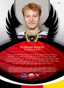 2009-10 Playercards Premium Serie (DEL) - Home Grown #HG01 Florian Busch Back