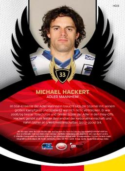 2009-10 Playercards Premium Serie (DEL) - Home Grown #HG08 Michael Hackert Back
