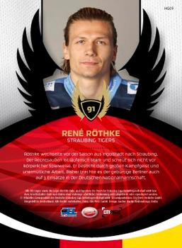 2009-10 Playercards Premium Serie (DEL) - Home Grown #HG09 Rene Rothke Back