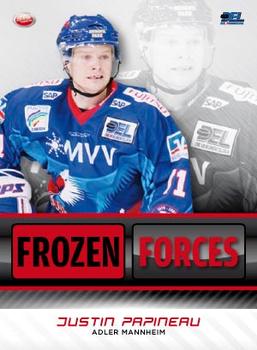 2009-10 Playercards Premium Serie (DEL) - Frozen Forces #FF12 Justin Papineau Front