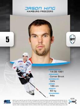 2009-10 Playercards Hauptserie (DEL) - Ice Carvers #IC05 Jason King Back