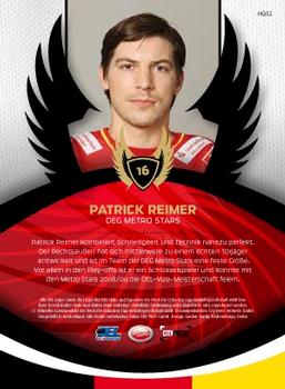 2009-10 Playercards Hauptserie (DEL) - Home Grown #HG02 Patrick Reimer Back