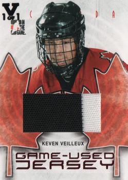 2015-16 In The Game Final Vault - 2007-08 In The Game O Canada Game-Used Jersey (Gold Vault Stamp) #GUJ-11 Keven Veilleux Front