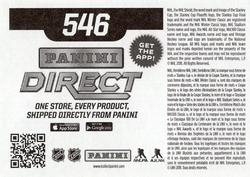 2018-19 Panini Stickers #546 Predators vs. Avalanche Back