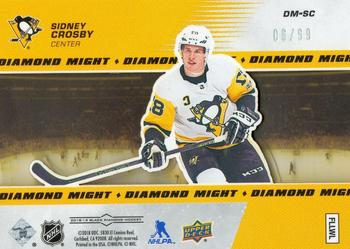 2018-19 Upper Deck Black Diamond - Diamond Might #DM-SC Sidney Crosby Back