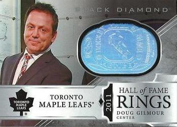 2018-19 Upper Deck Black Diamond - Hall of Fame Rings #HR-DG Doug Gilmour Front