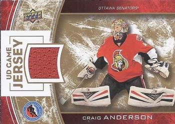 2014 Upper Deck NHL Hockey Hall of Fame Game Jerseys #HHOF-CA Craig Anderson Front