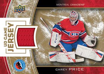 2014 Upper Deck NHL Hockey Hall of Fame Game Jerseys #HHOF-CP Carey Price Front