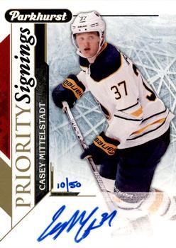 2018 Upper Deck Fall Expo - Parkhurst  Priority Signings #PS-CM Casey Mittelstadt Front