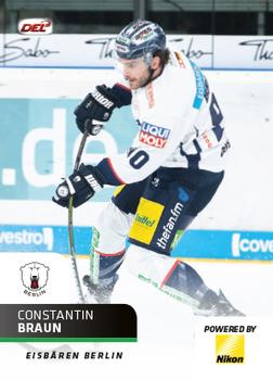 2018-19 Playercards Update (DEL) #452 Constantin Braun Front