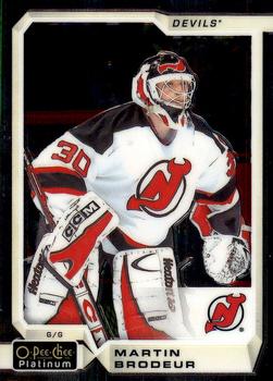 2018-19 O-Pee-Chee Platinum #149 Martin Brodeur Front