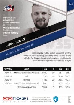 2018-19 SportZoo Tipsport Liga #146 Juraj Holly Back