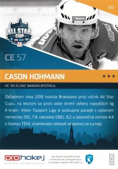 2018-19 SportZoo Tipsport Liga - All Star Cup #S10 Cason Hohmann Back